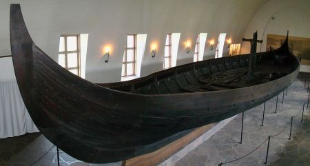 Gokstad ship: built by humans. From Wikipedia